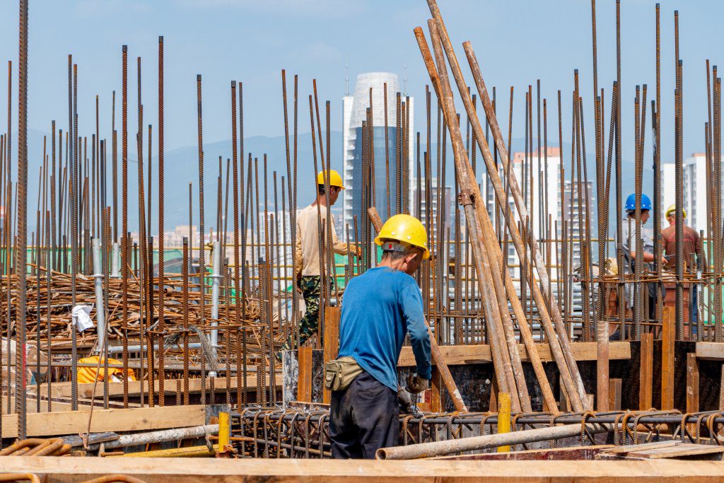constuction worker building a house in 2023